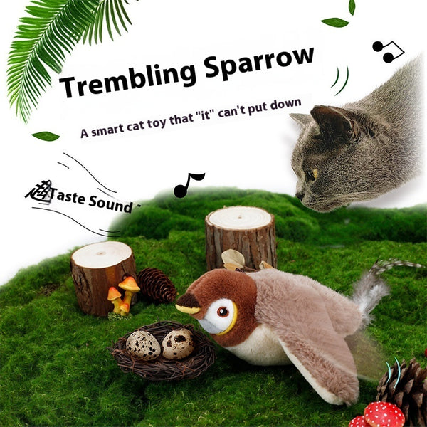 Pawxyla™ Flying Bird Toy – Realistic Flapping Fun for Cats!