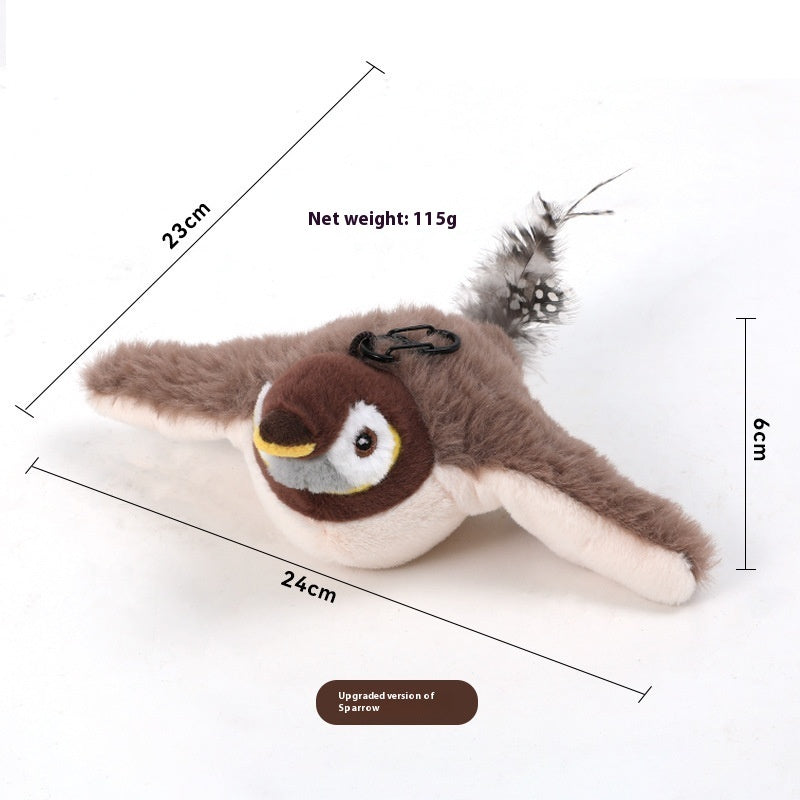 Pawxyla™ Flying Bird Toy – Realistic Flapping Fun for Cats!