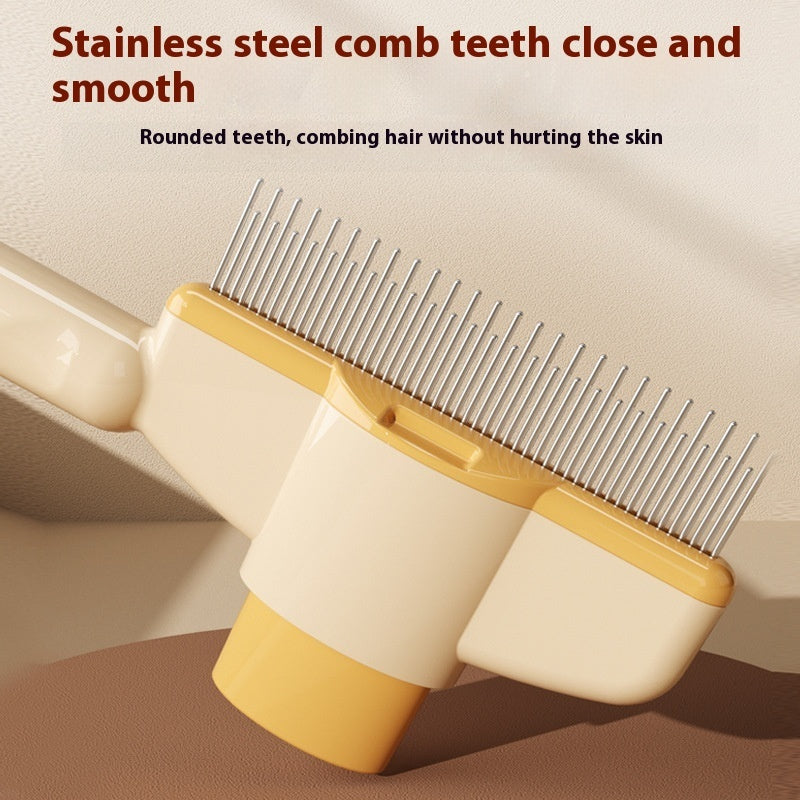 Professional Pet Comb with Release Button